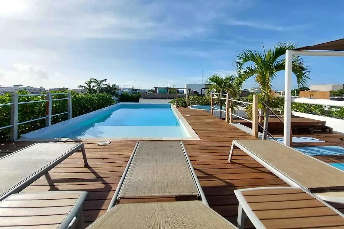 Oceanview Pool Near Av 5Th Beach 6 Guest Fast Wifi بلايا ديل كارمن