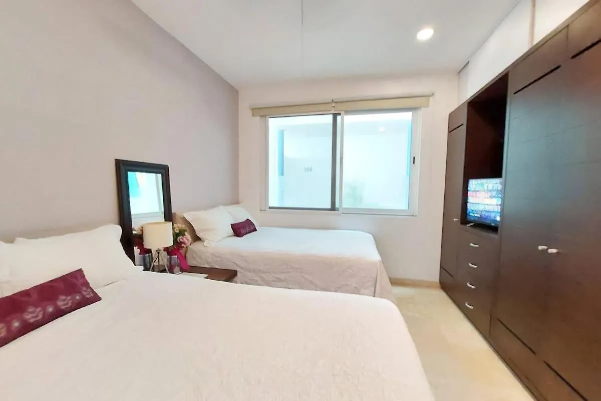 Oceanview Pool Near Av 5Th Beach 6 Guest Fast Wifi بلايا ديل كارمن 0*,